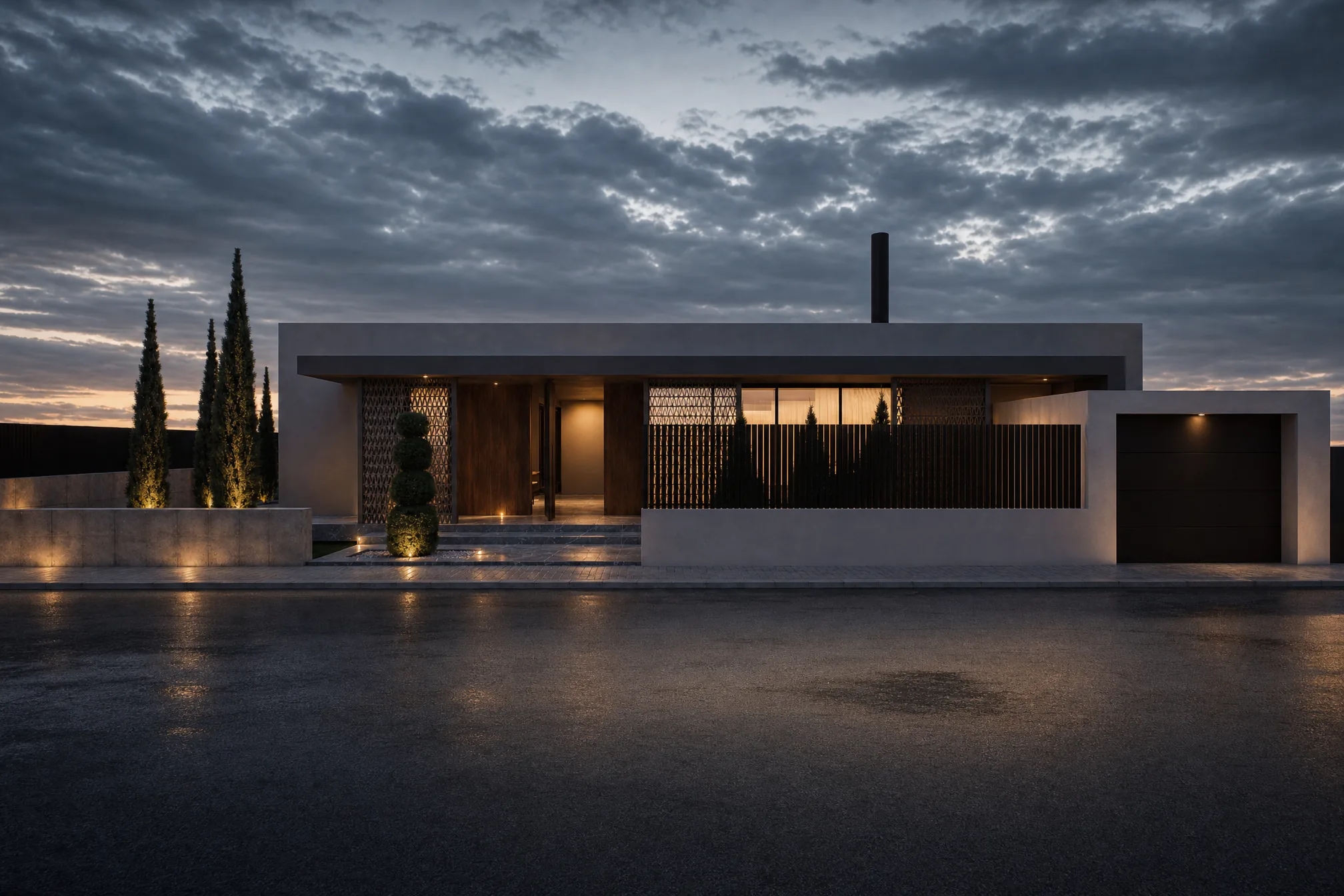 U Shaped Villa